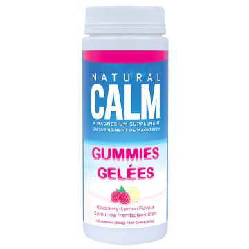 Natural Calm Jellies Magnesium Supplement - Raspberry Lemon