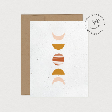 Carte à planter - Lunes