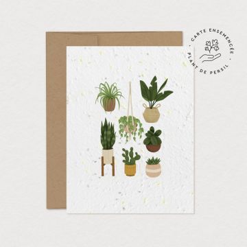Plantable card - Green thumb