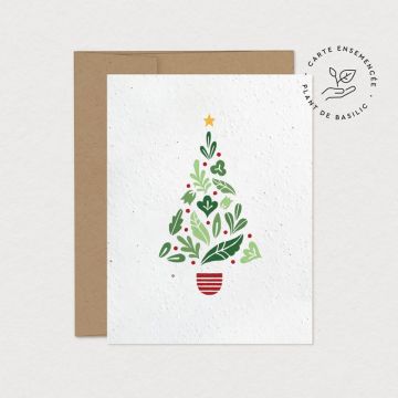 Plantable card - Natural tree