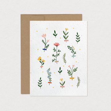 Plantable card -  Herbarium
