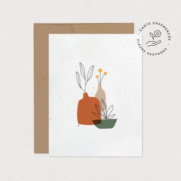 Plantable card - Pottery
