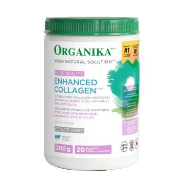 Flavourless Hydrolysed Bovine Collagen Powder Hyaluronic Acid 120 mg - Skin