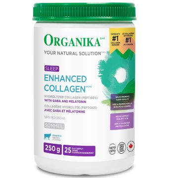 Flavourless Hydrolysed Bovine Collagen powder GABA 100 mg Melatonin 3 mg - Sleep