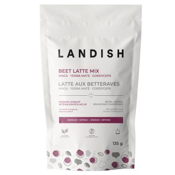Vegan latte - With maca yerba cordy beets
