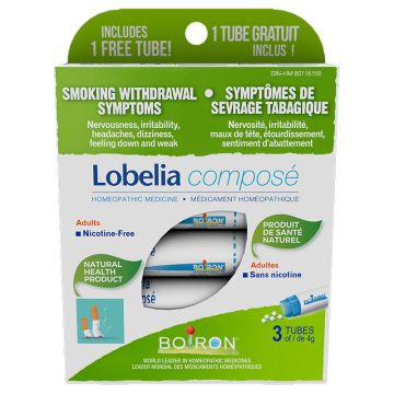 Lobelia composé symptômes de sevrage tabagique