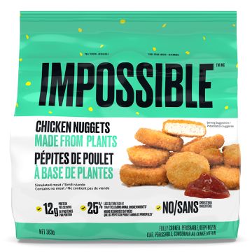 Pépites de poulet à base de plantes