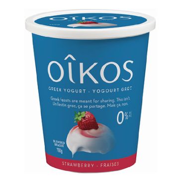 Greek yogurt  0% M.F - Strawberries