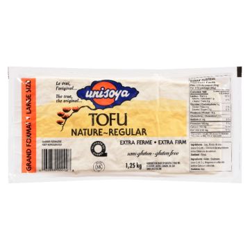 Tofu nature extra ferme sans gluten