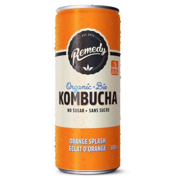 Organic Kombucha Orange Splash No Sugar