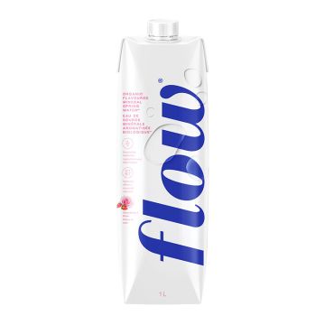Eau de source alcaline - Saveur fraise et rose biologiques