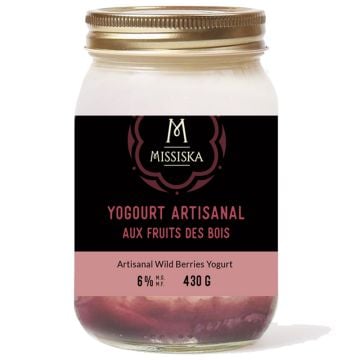 Yogourt artisanal 6% Fruits des bois