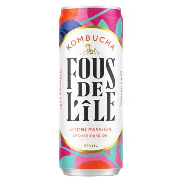 Kombucha biologique - Litchi passion