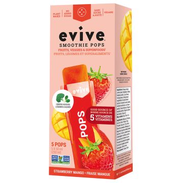 Vegan Mango Strawberry Pops Smoothie