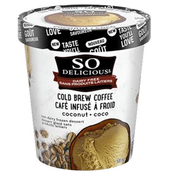 Coconut dessert - Cold brew coffee