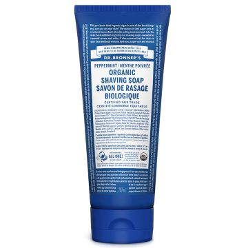 Savon de rasage biologique menthe poivrée