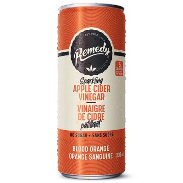 Organic Sparkling Cider Vinegar Blood Orange No Sugar