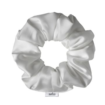 Scrunchie - White Satin