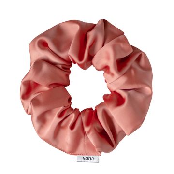 Chouchou - En satin papaye