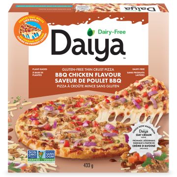 Pizza sans gluten -  Saveur de poulet BBQ