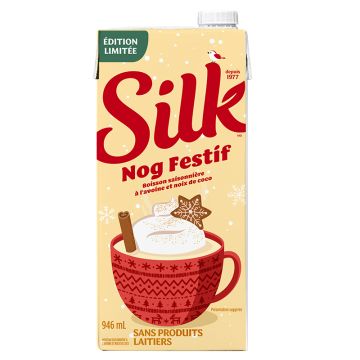 Nog festif boisson Avoine et noix de coco 