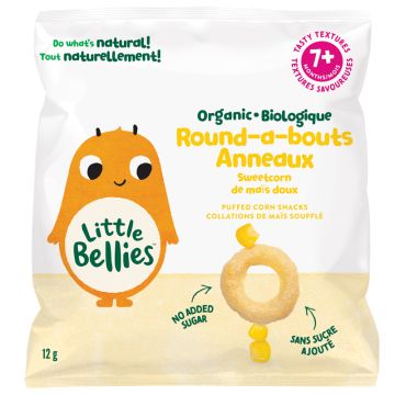Organic puffed snack 7 Months+ - Ronds a bouts  sweet corn 