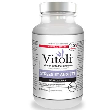 Double Action Stress and Anxiety with Provitol Complex