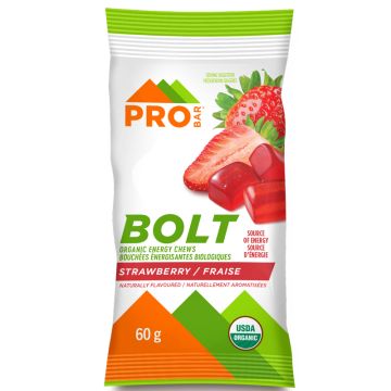 Strawberry Bolt Organic Energy Chews