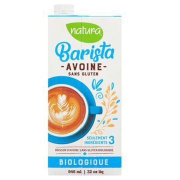 Barista premium biologique avoine sans gluten