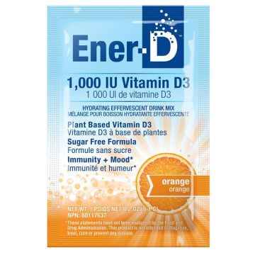 Vitamine D3 1000 UI saveur orange sans sucres