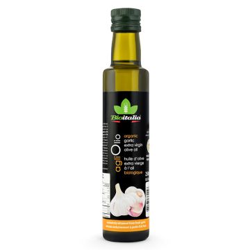 Organic Extra Virgin Olive Oil with Garlic