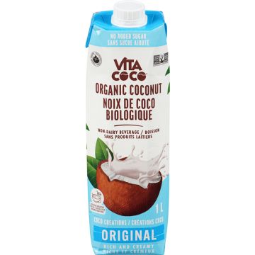 Lait de coco biologique Vita coco