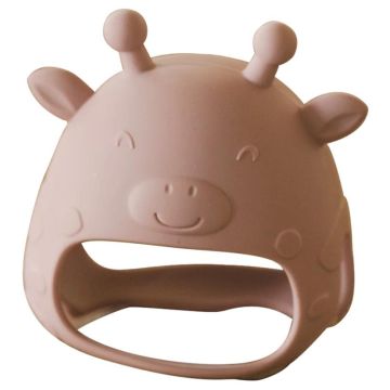 Baby teething mitten - Old pink