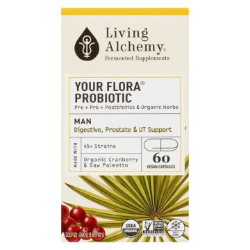 Organic Your Flora® Probiotic Man - Digestive, Prostate & UT Balance