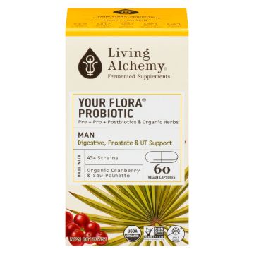 Organic Your Flora® Probiotic Man - Digestive, Prostate & UT Balance