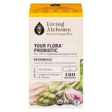 Organic Your Flora® Probiotic Regenesis - Slow Transit & Post Antibiotics