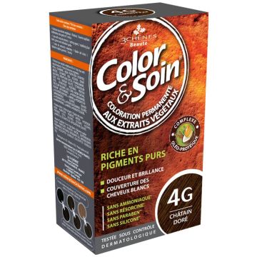 Natural Hair Coloration - Golden brown 4G