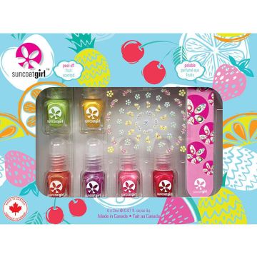 Water based nail polish set for kids - Fresh and fruity