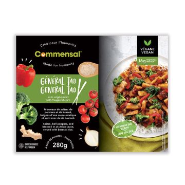 General Tao with veggie chicken