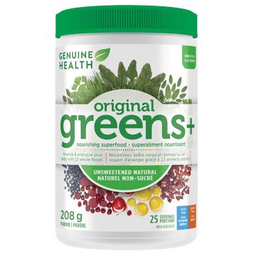 Unsweetened Natural Original Greens+ 25 Servings