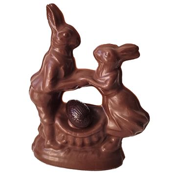 Lapins danseurs Chocolat au lait végétalien 51%