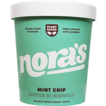 Dessert glacé végétalien - Menthe et chocolat
