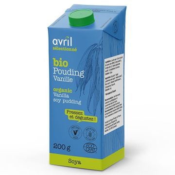 Pouding soya vanille biologique végétalien