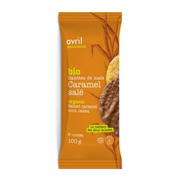 Galettes de maïs caramel salé biologiques