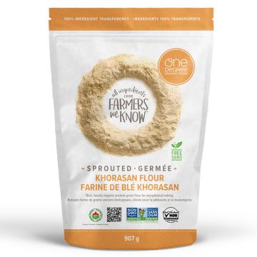 Organic sprouted Khorosan wheat flour