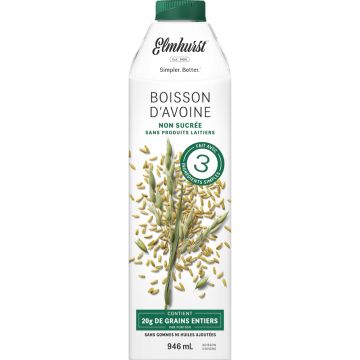 Boisson d'avoine - Non sucrée