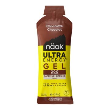 Gel énergie chocolat avec caféine