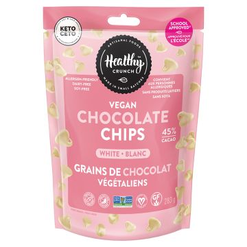 Grains de chocolat végétaliens - Blanc