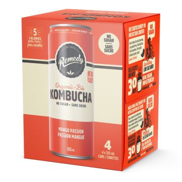 Organic Kombucha Passion Mango Sugar Free