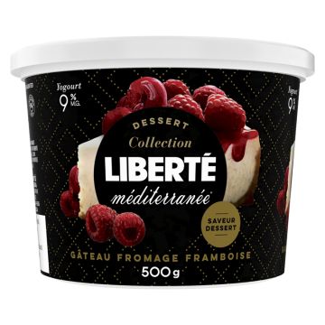9% Raspberry Cheesecake Méditerranée Yogurt